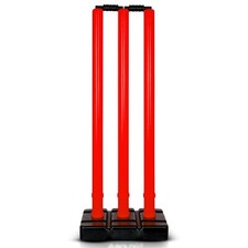 Plastic Wickets Cricket Stumps with Stand & Bails