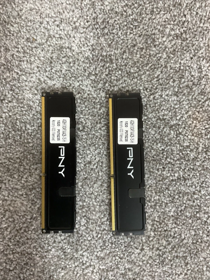 PNY 8GB (2X4GB) PC3-1866MHz DDR3-14900 1.5V 4GBH1X04F1AA28-15-H - Image 2 of 4
