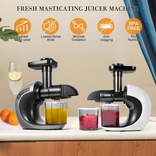 COSVALVE Masticating Juicer Extractor Slow Juicer Cold Press Vegetables Fruit