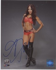 ALICIA FOX WWE DIVA SIGNED 8x10 PHOTO w/ COA AUTOGRAPH