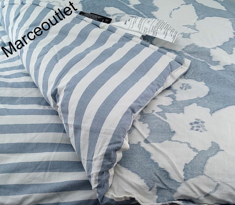 Lauren Ralph Willa Floral FULL / QUEEN Comforter & Shams Set Chambray