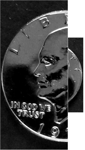 USA-1 Dollar-1977-NM-Eisenhower Dollar-KM#203-NickelPlatedCopper-MS - Picture 2 of 9