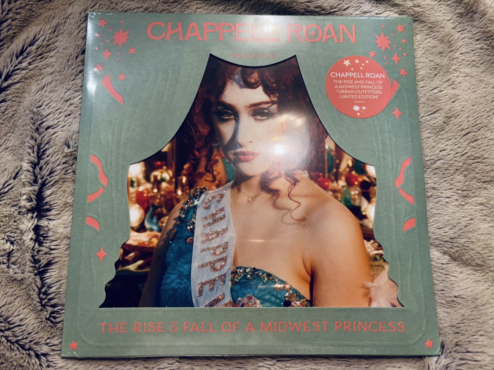 Chappell Roan RISE AND FALL OF A MIDWEST PRINCESS Coke Vinyl First Press UO New