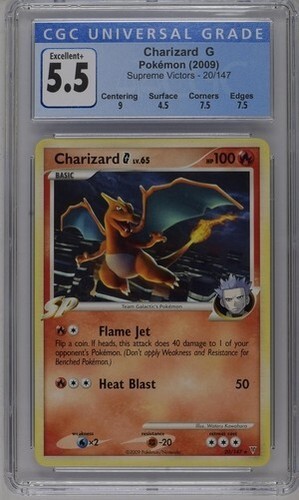 Charizard G graded CGC 5.5 for sale on eBay