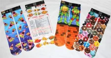 Odd Sox Spongebob*Chinese Take Out*Turtles*Doughnuts Crew Socks Mens 6-13 NWT