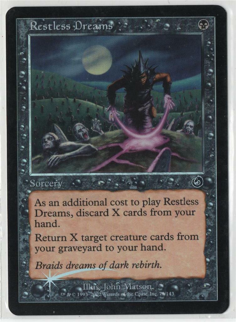 Restless Dreams FOIL  Torment   Mint- UnPlayed   MTG  - Aliz