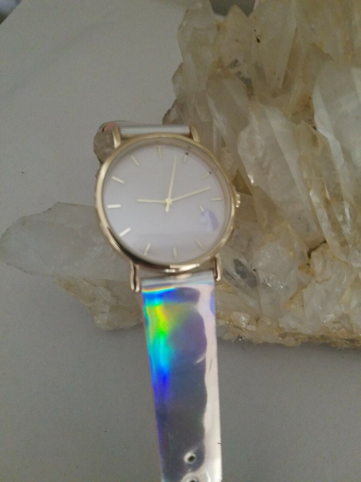 NOS Francescas Unicorn Rainbow Accent Watch With New Battery