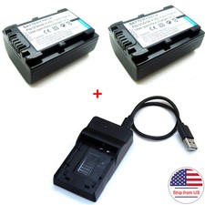 Battery / Charger For Sony HDR-XR155 HDR-XR160 HDR-XR260V HDR-XR350V HDR-XR550 V