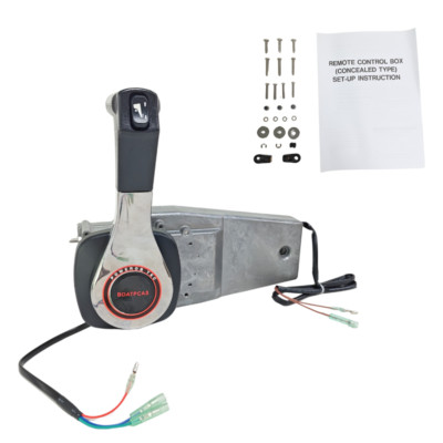 Boat Outboard Remote Control Box For Suzuki 67200-93J30 Right Side PUSH Throttle