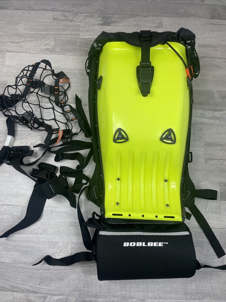 Boblbee Backpack Yellow Black Hardcase Motorcycle Ski Bag