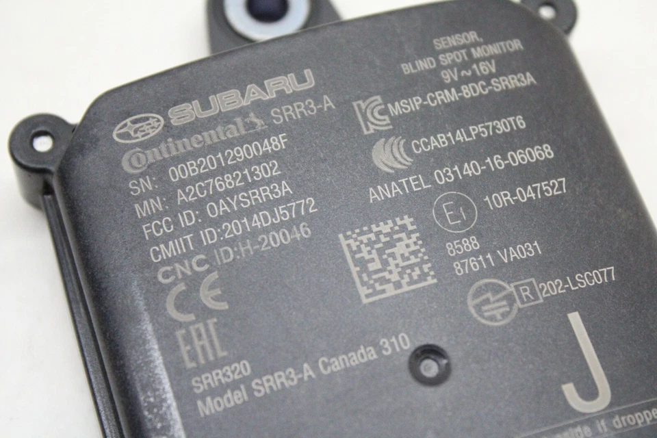 2020 SUBARU WRX LIMITED BLIND SPOT DETECTION SENSOR OEM 15 16 17 18 19 20 - Image 2 of 4