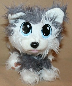 rescue runts husky plush dog