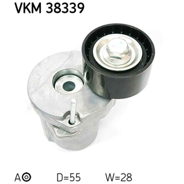 SKF Spannrolle, Keilrippenriemen VKM 38339-image