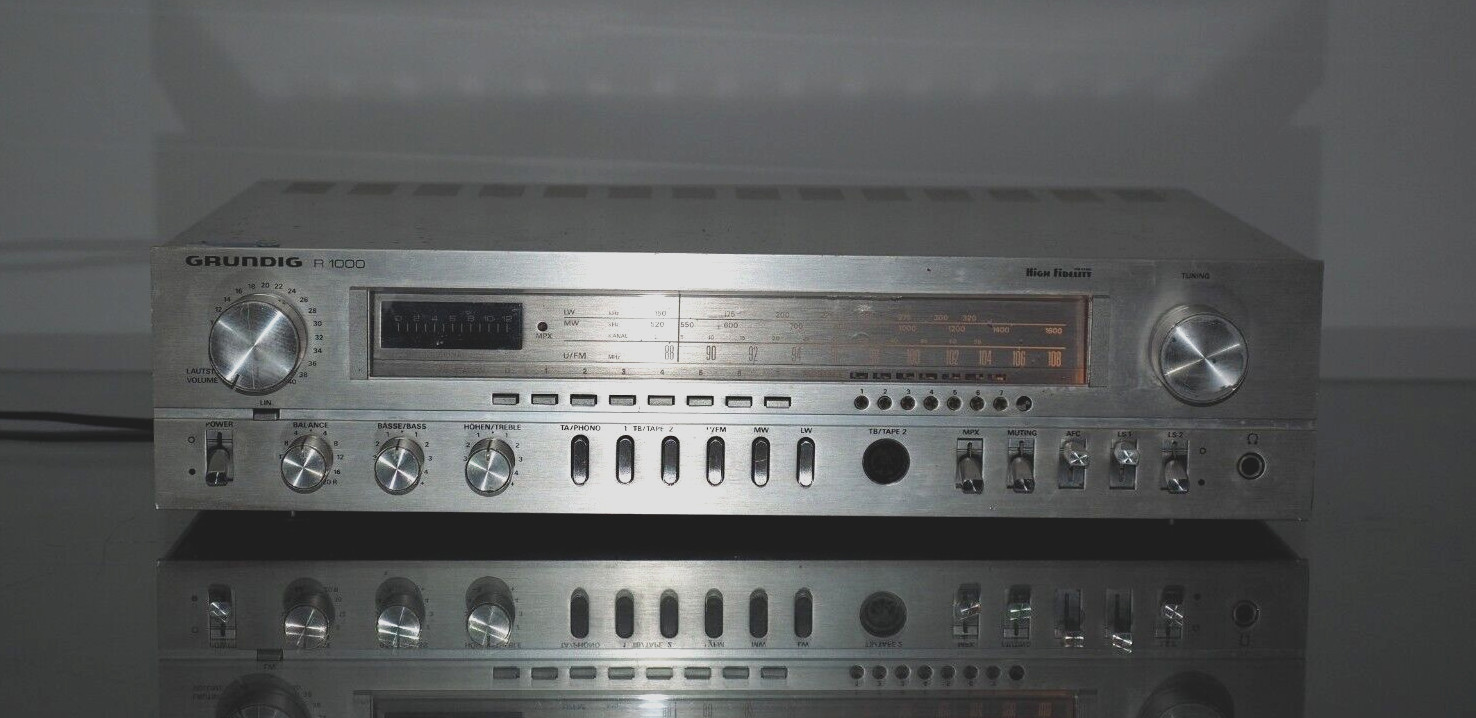 Sintoamplificatore HI-FI Grundig R1000 30 Watt Per Canale Vintage anni 80
