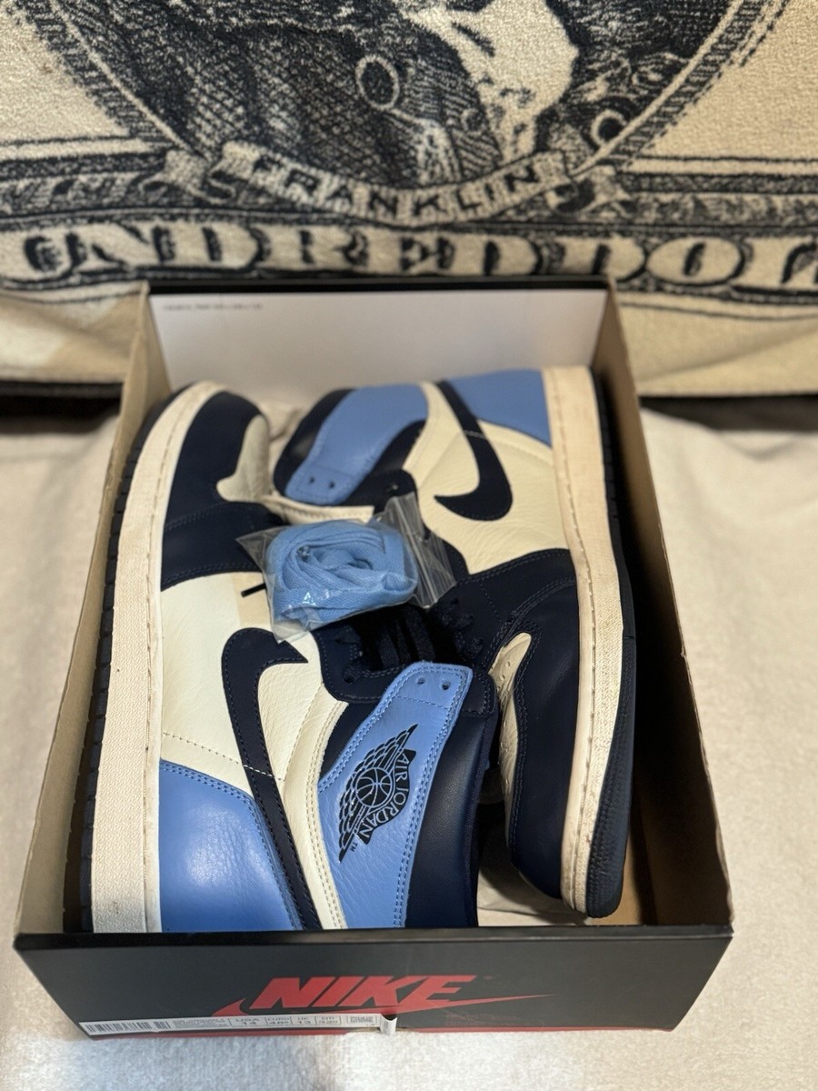 クラブ azu 🔥FiRe🔥*RARE*Size 14 - Jordan 1 Retro OG High Obsidian