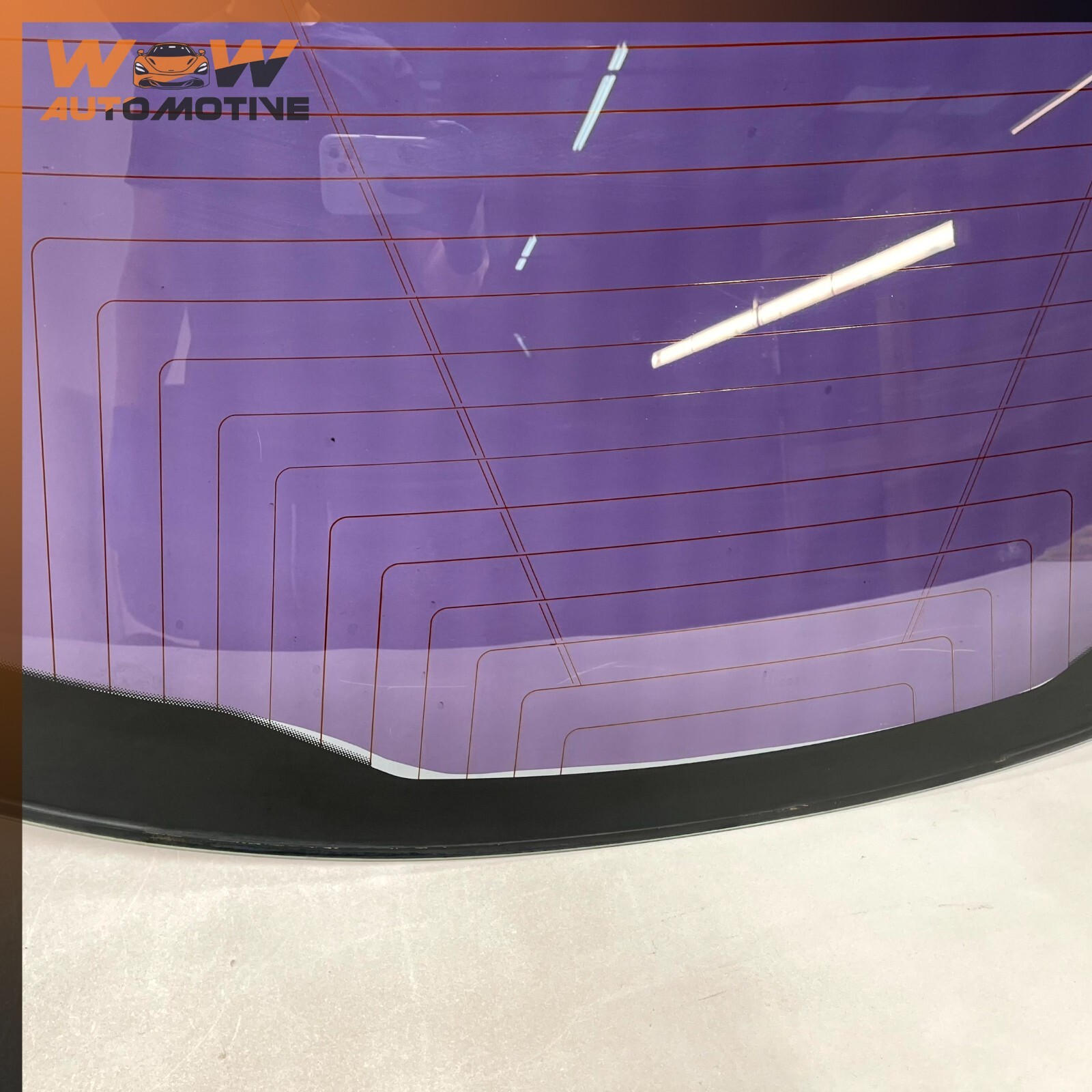 14-17 MASERATI GHIBLI REAR BACK WINDSHIELD WINDOW GLASS OEM