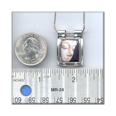 CLOSE2 YOUR ART aUrora Pendant Art Blissful Buddha budha  Necklace