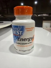 Doctor's best enegy+ supports energy levels veggie 60 caps free shipping.