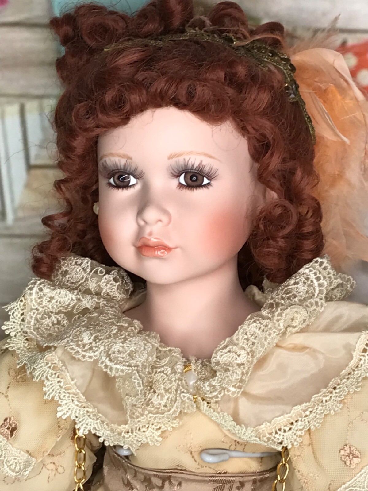 Collectible Porcelain doll 25” Rebecca Elaine (I) eBay