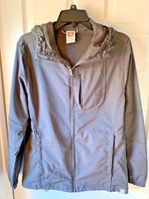 Avalanche Womens Gray WindBreaker,Hood Small. NEW