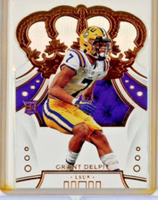 2020 Chronicles Draft Picks Crown Royale #8 Grant Delpit RC - LSU / Browns  MINT