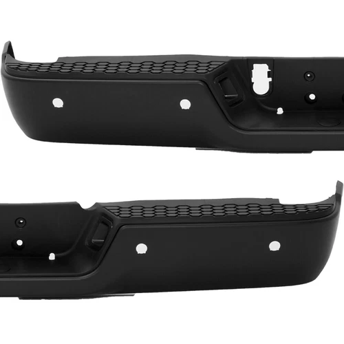 For 2009-2018 Dodge Ram 1500 10-12 2500 Black Rear Step Bumper W/ Sensor Hole - Picture 13 of 24