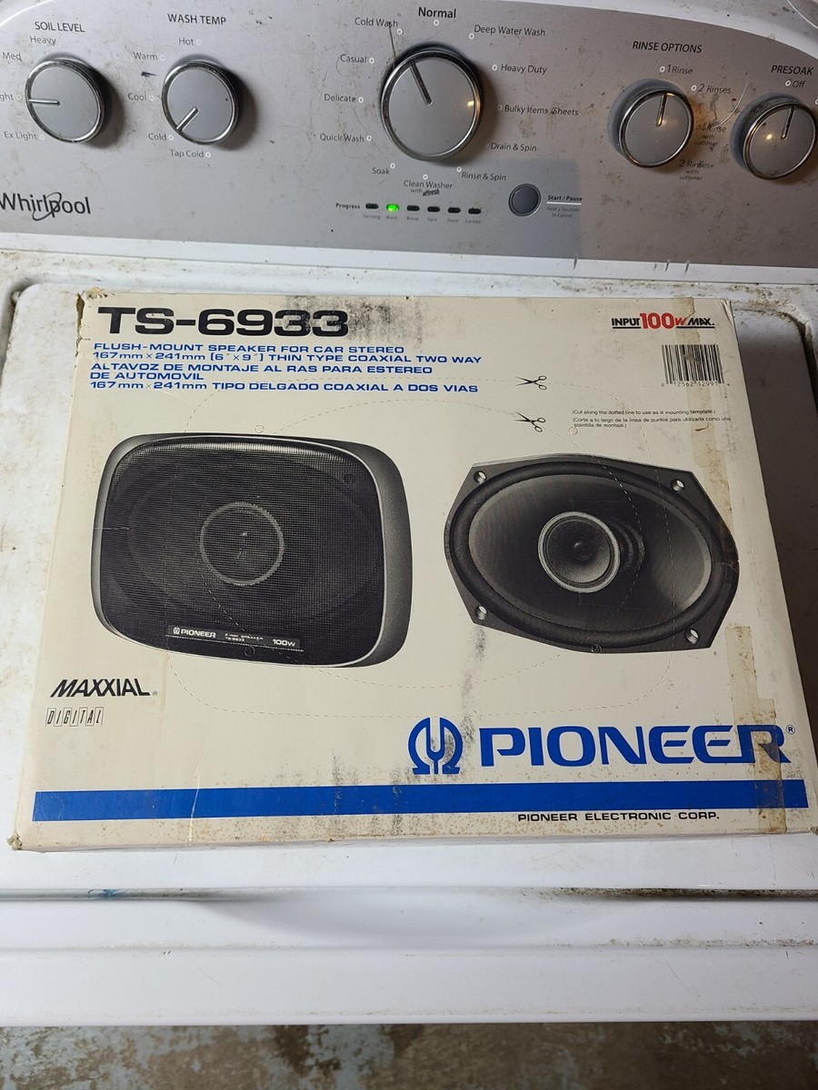 Pioneer TS-6933 Vintage Car Stereo Speakers New in Box 6x9 Two Way 100 Watt