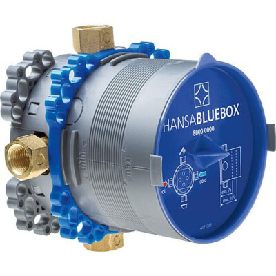 Hansa Unterputz-Grundeinheit Hansabluebox mit Vorabsperrung 3/4''