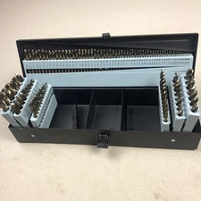 Hertel 115 Piece Cobalt Screw Machine Drill Bit Set: 1/16"  to 1/2", 1-60, A-Z.