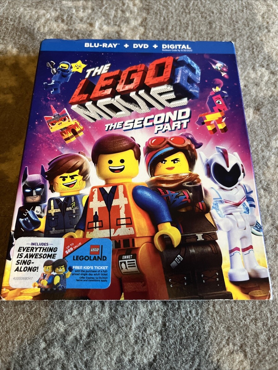 The Lego Movie 2: The Second Part (Blu-ray, 2019) New Sealed Deleted Scenes