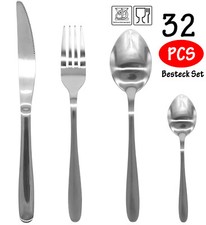 Besteck Set bis 32 Stk für 8Personen Besteck Tafelbesteck Essbesteck Edelstahl
