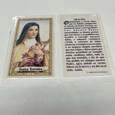 Oracion Santa Teresita Prayer Cards Pack of 25 hecho En Mexico