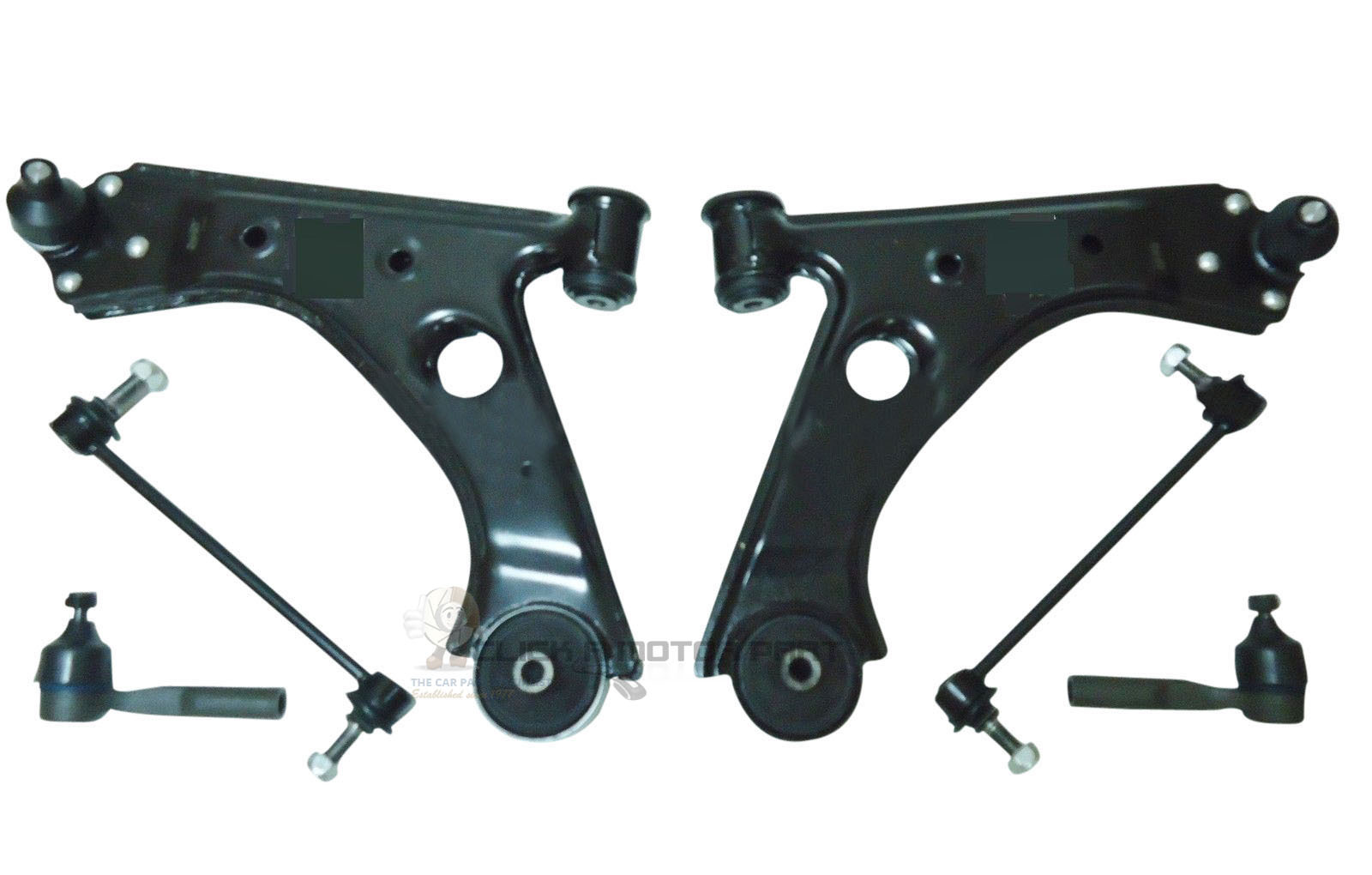 VAUXHALL CORSA D VXR FRONT 2 WISHBONE ARMS BALL JOINTS 2 LINKS & TRACK