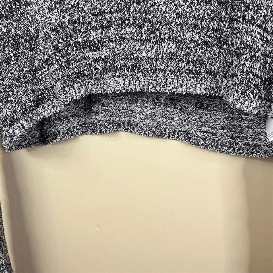 Suéter Pullover Para Mujer Stars Gris Recortado Talla Pequeña Boho Grunge Foto 4 de 4