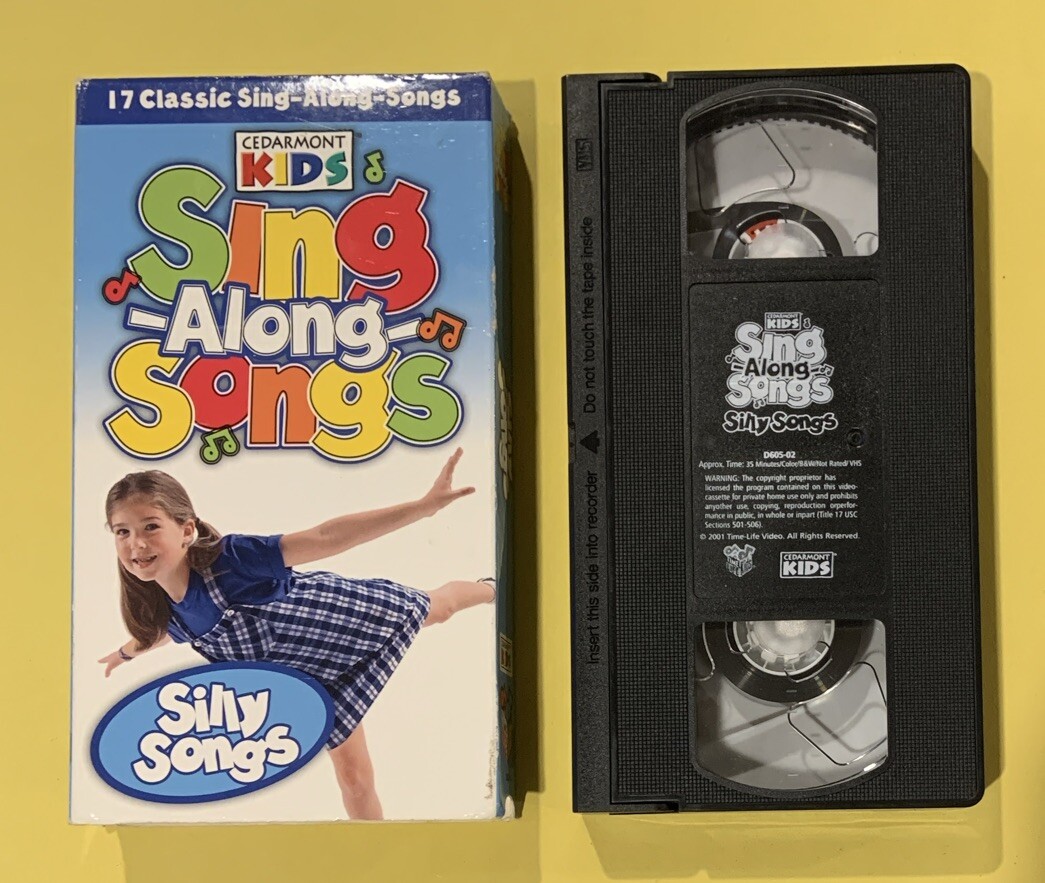Cedarmont Kids Sing-Along-Songs Silly Songs VHS Tape Tested | eBay