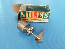 Nos Nilesjapan Ignition Switch 3 Pins 2 Keys For Datsun 520 521 Pickup