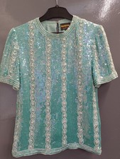 Collage By Simon Ellis Embellished Blouse (possibly vintage)