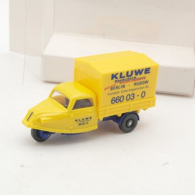 Wiking 1:87 8410124 H0 1:87 Goli Dreirad Kluwe Baustoffe in OVP RR8467