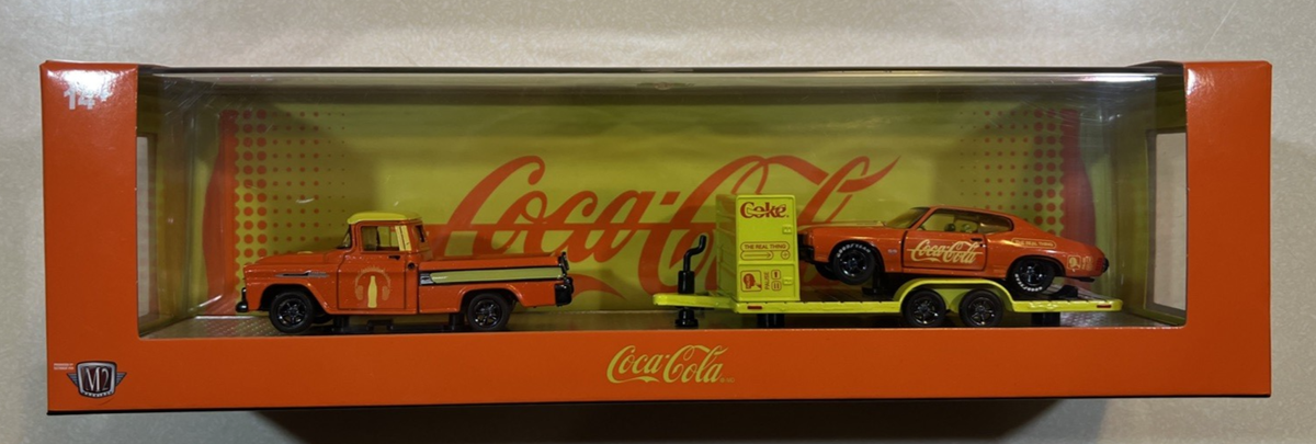 NEW 2026 M2 Coca Cola Hauler TW43 Chevy Apache & 70 Chevy Chevelle