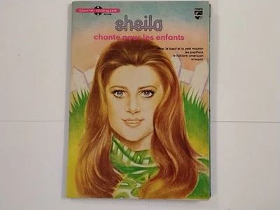 SHEILA - LIVRE DISQUE 45 TOURS - SHEILA CHANTE POUR LES ENFANTS ( VINYLE ) - Photo 1/4