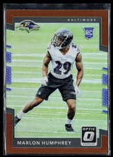 2017 Donruss Optic MARLON HUMPHREY RC Bronze #128 Baltimore Ravens
