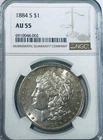 1884 S Morgan Dollar NGC AU55