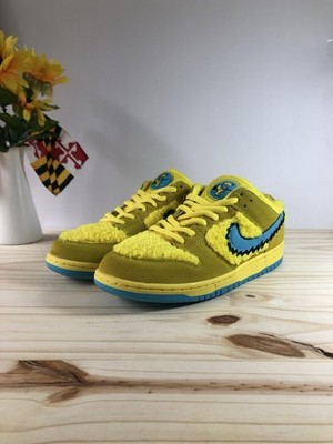 Nike Dunk Low SB x Grateful Dead Yellow Bear US11 UK10 CJ5378-700