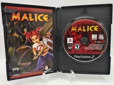 Malice - (Sony PlayStation 2 PS2, 2004) *CIB w/ Reg Card* Disc is MINT* Tested!