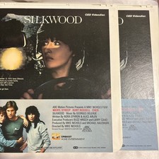 Silkwood - CED VideoDisc - Kurt Russell - Cher - Meryl Streep 2 Disc Set