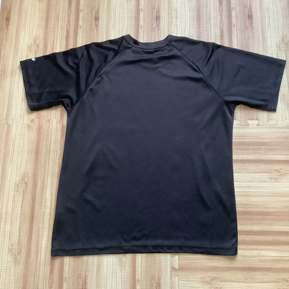 Avia Men's Active Athletic Workout Shirt Top Size L Red Black Lightweight - Image 2 of 4