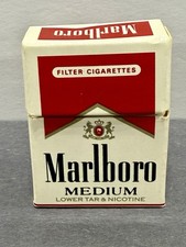 1991 Marlboro Match Box Mini Cigarette Box Contains Wooden Matches