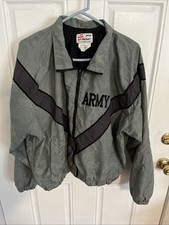 ARMY windbreaker jacket PFU size Medium Short Gray Authentic