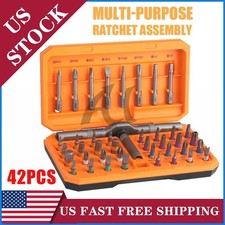 42 in 1 Magnetic Screwdriver Set DIY Ratchet Screwdriver Set Multi Bit Magnetic