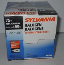 Sylvania Capsylite 60W Replaces 75w Spot Light Bulb PAR 30 NEW Indoor Outdoor